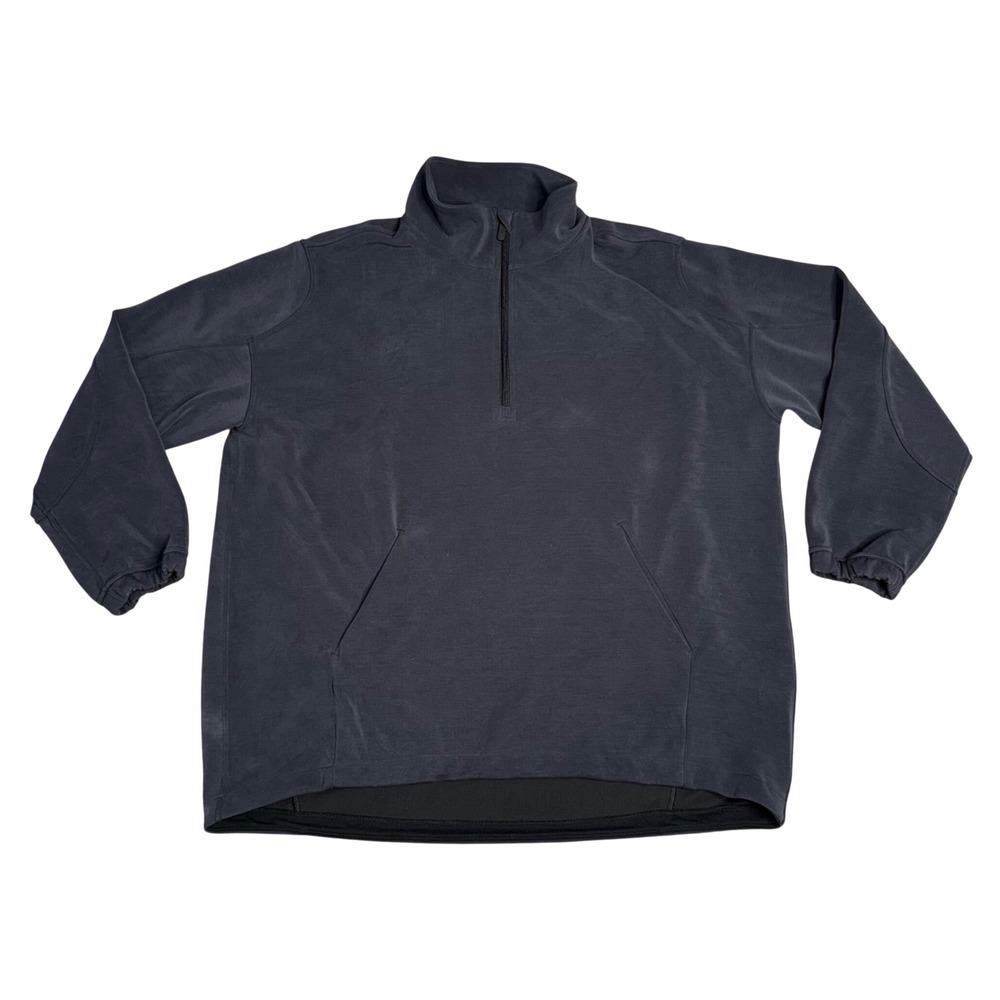 Lululemon Softstreme 1/2 Zip Pullover Womens XL Grey Excellent LW3JO3S